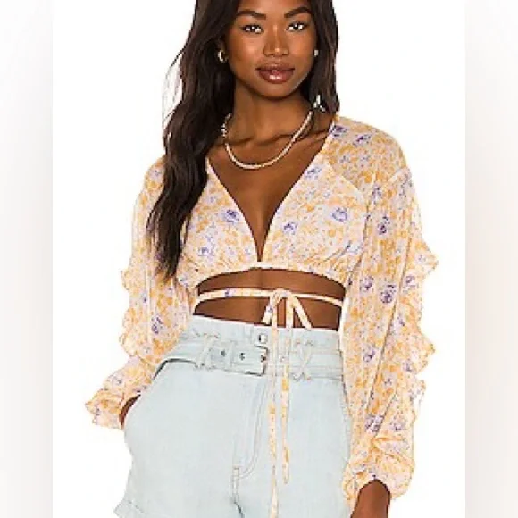 Marjorelle Gwen Top in Meadow - Picture 1 of 11